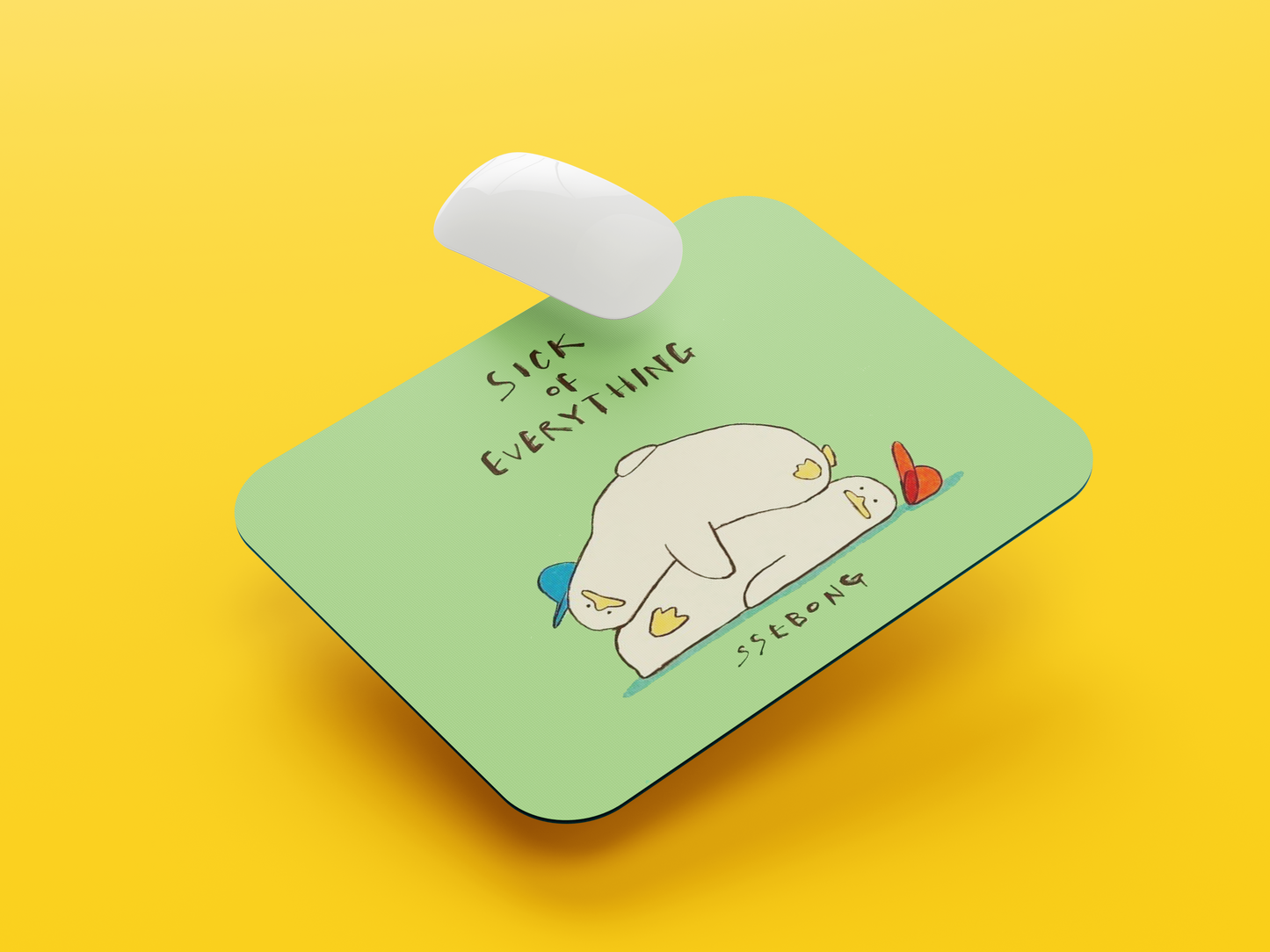 Sick Of Everything Mouse Pad