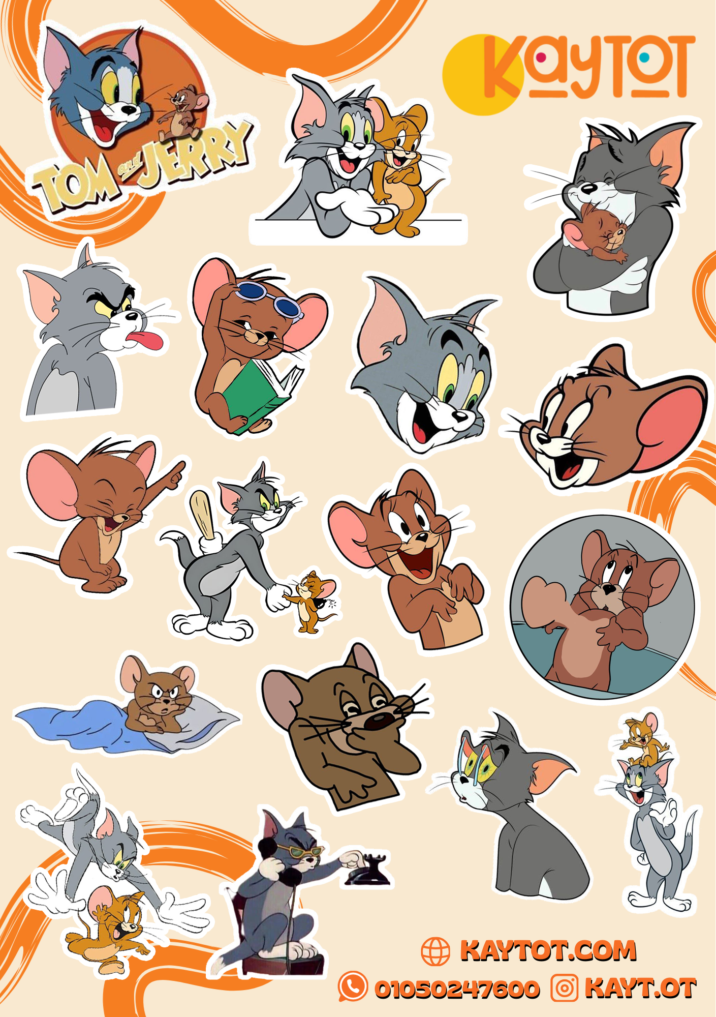 TOM & JERRY Sheet