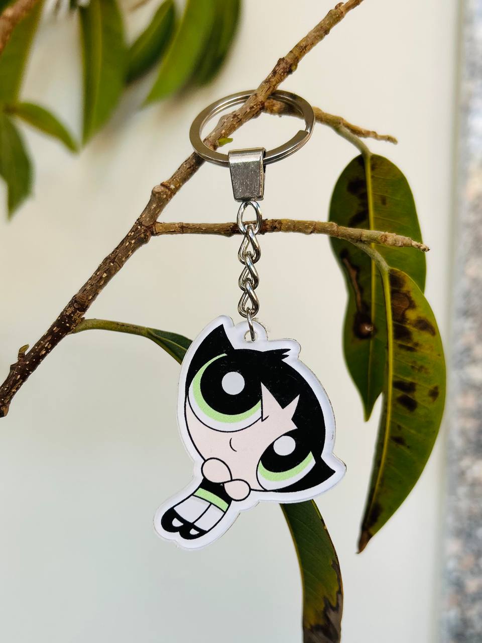 Buttercup Girl Keychain