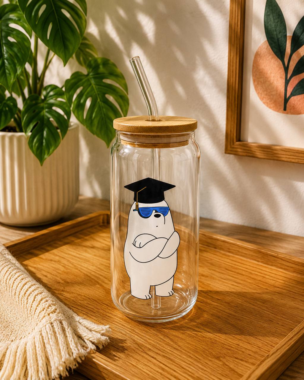 Ice Bear Graduation Mug
