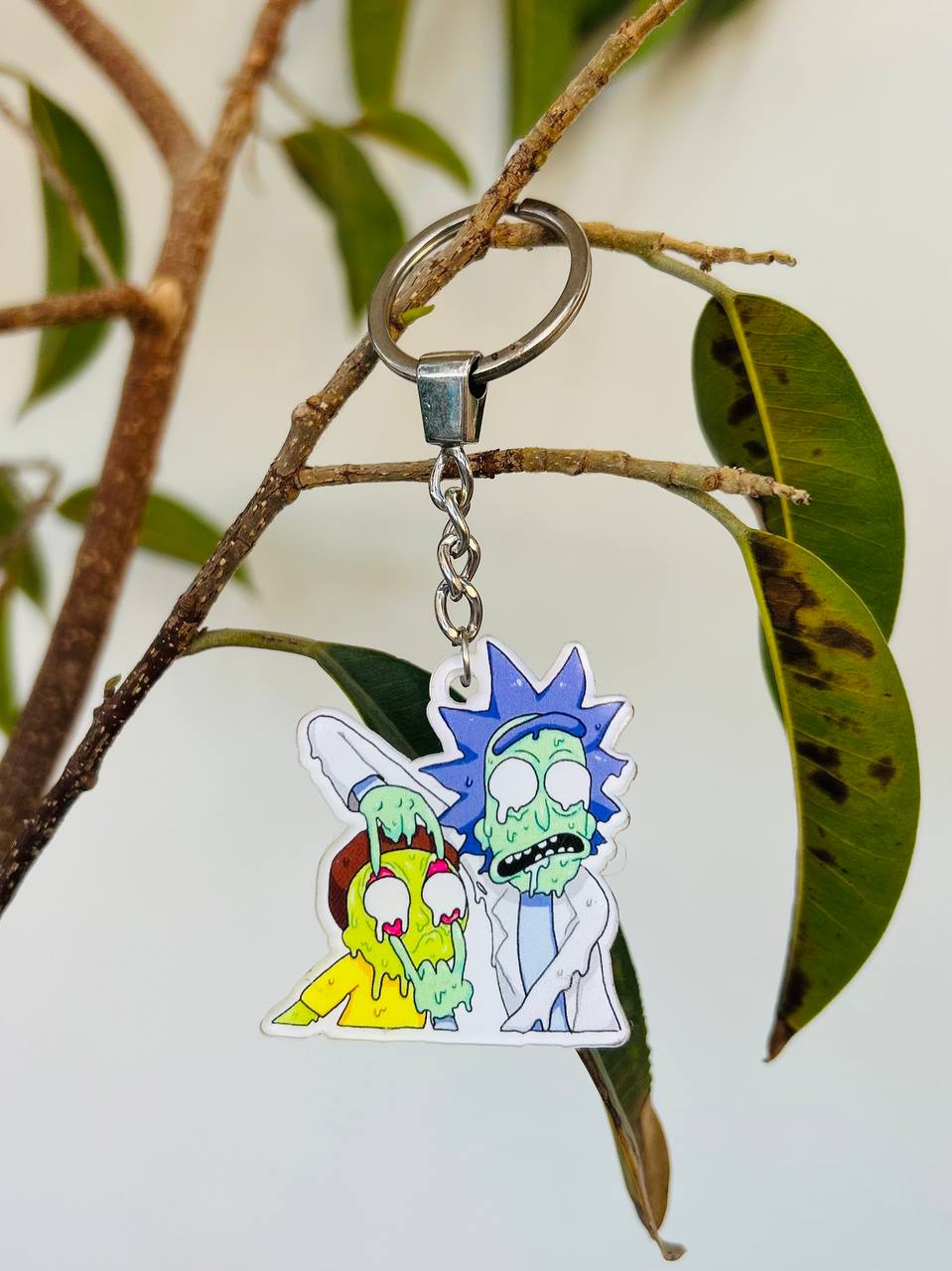 Rick and Morty Keychain