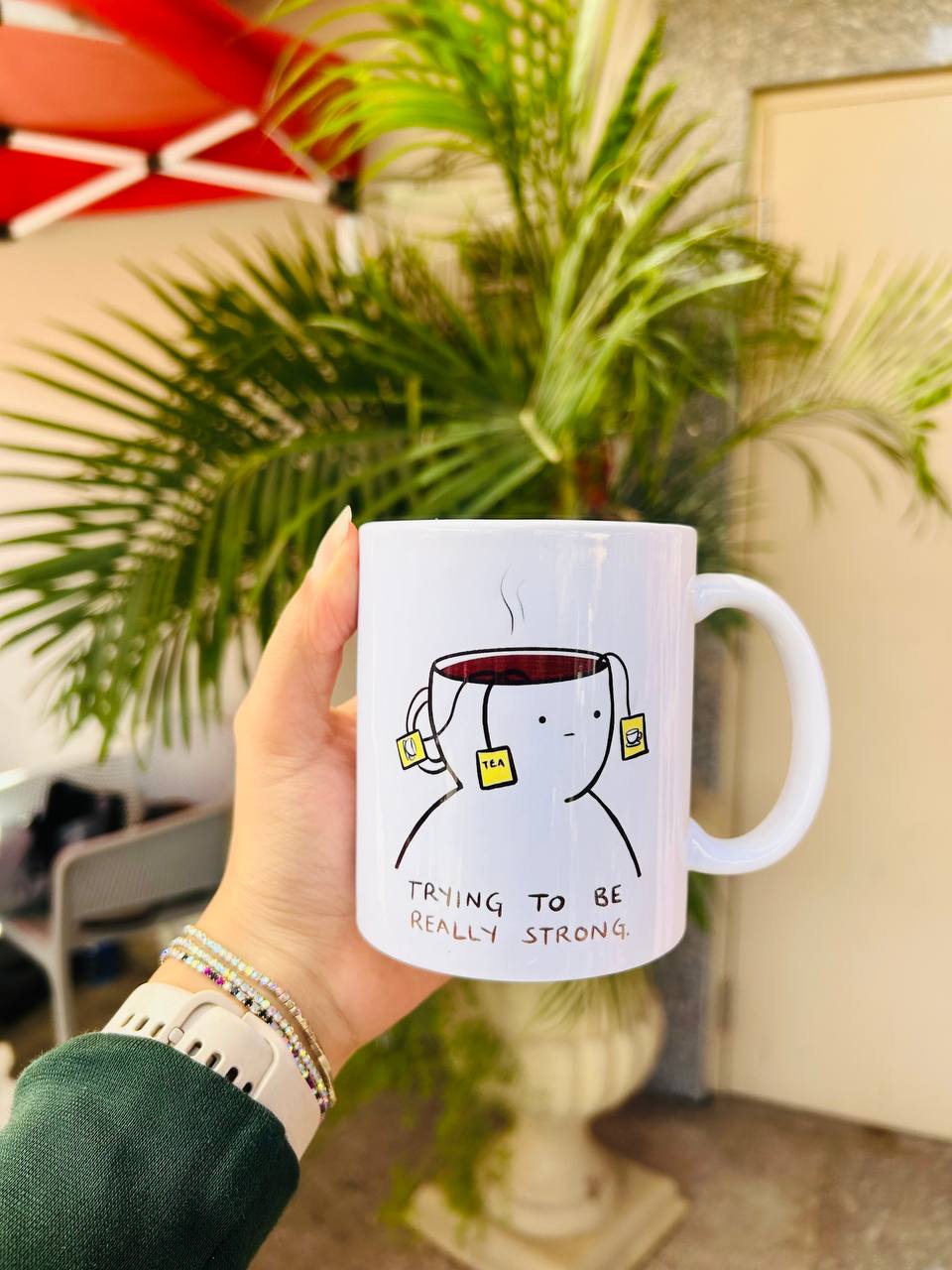 Trying to be strong Mug