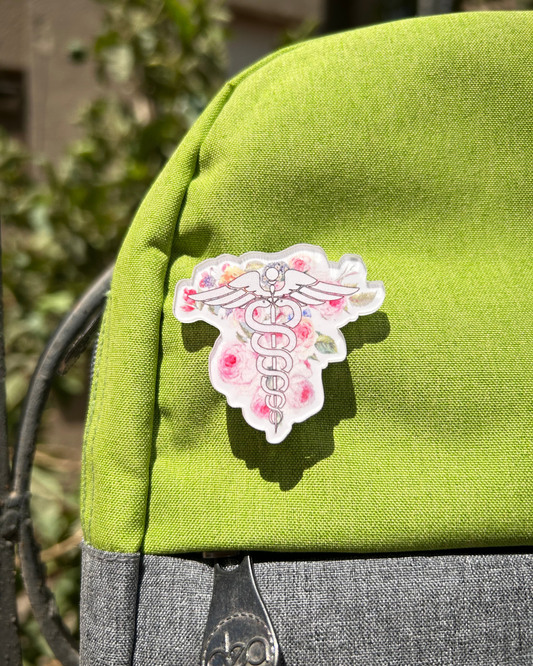 Rod of Asclepius Pin