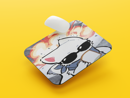 Coffee First, Explosions Later Mouse Pad