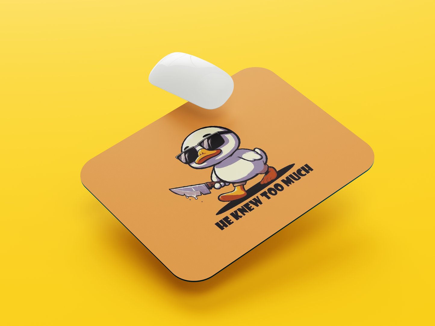 He Know Too Mush Mouse Pad