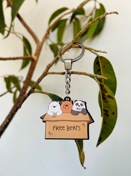 3 Bears Keychain