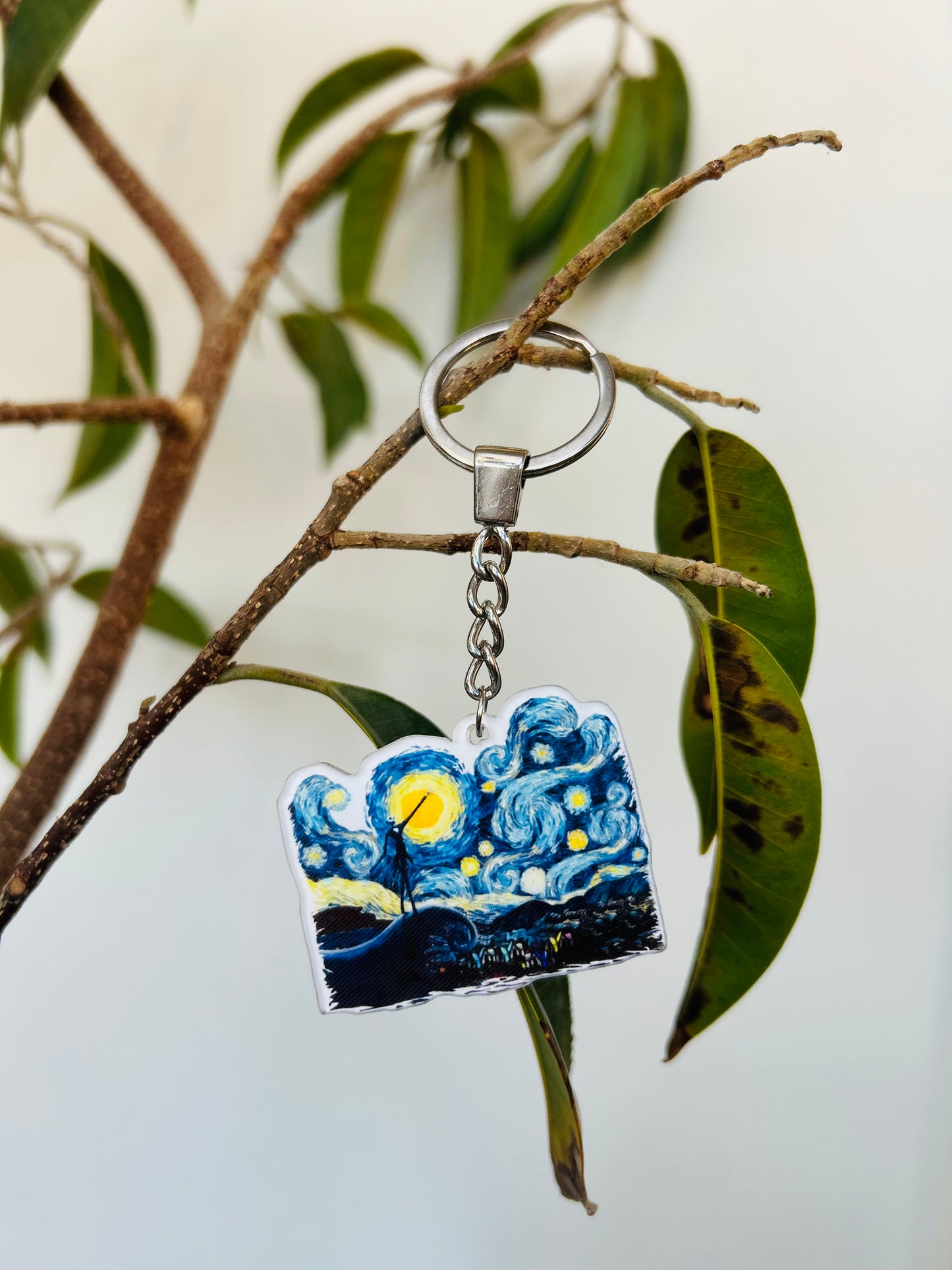 Vangogh Art Keychain