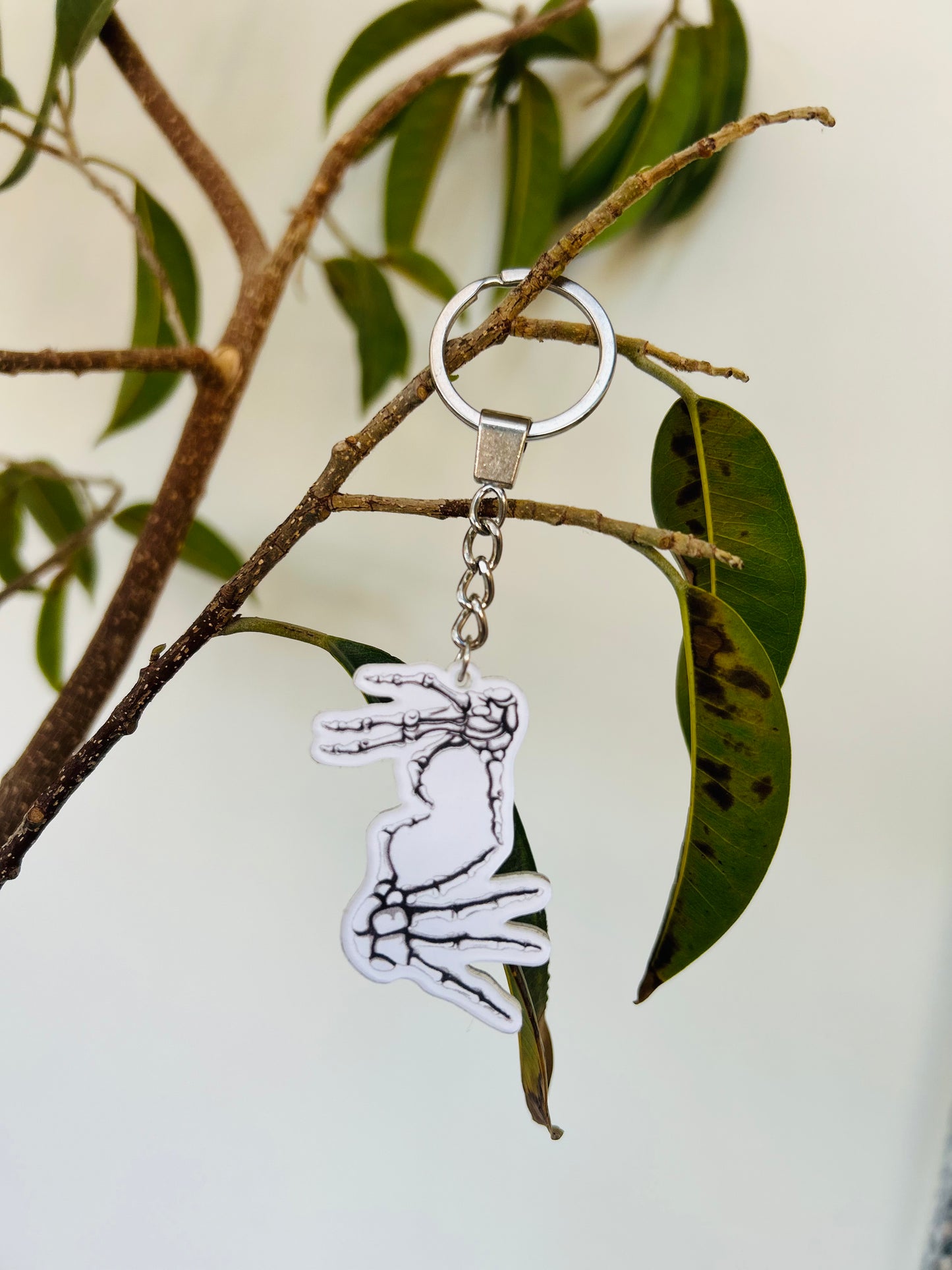 Spooky Skeleton Keychain