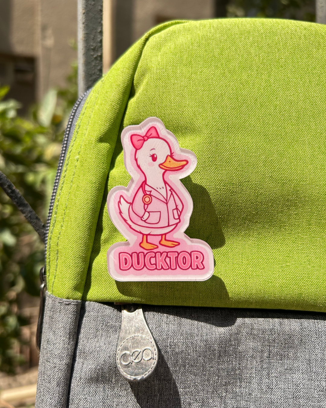 Ducktor Girl Pin