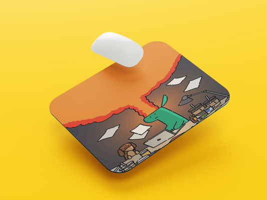 My Brain On Fire Mouse Pad