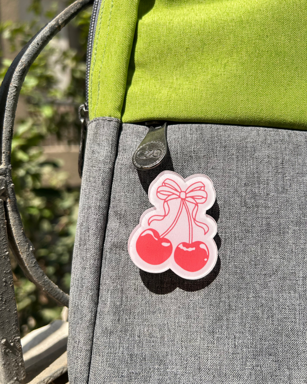 Cherry and Bow Pin