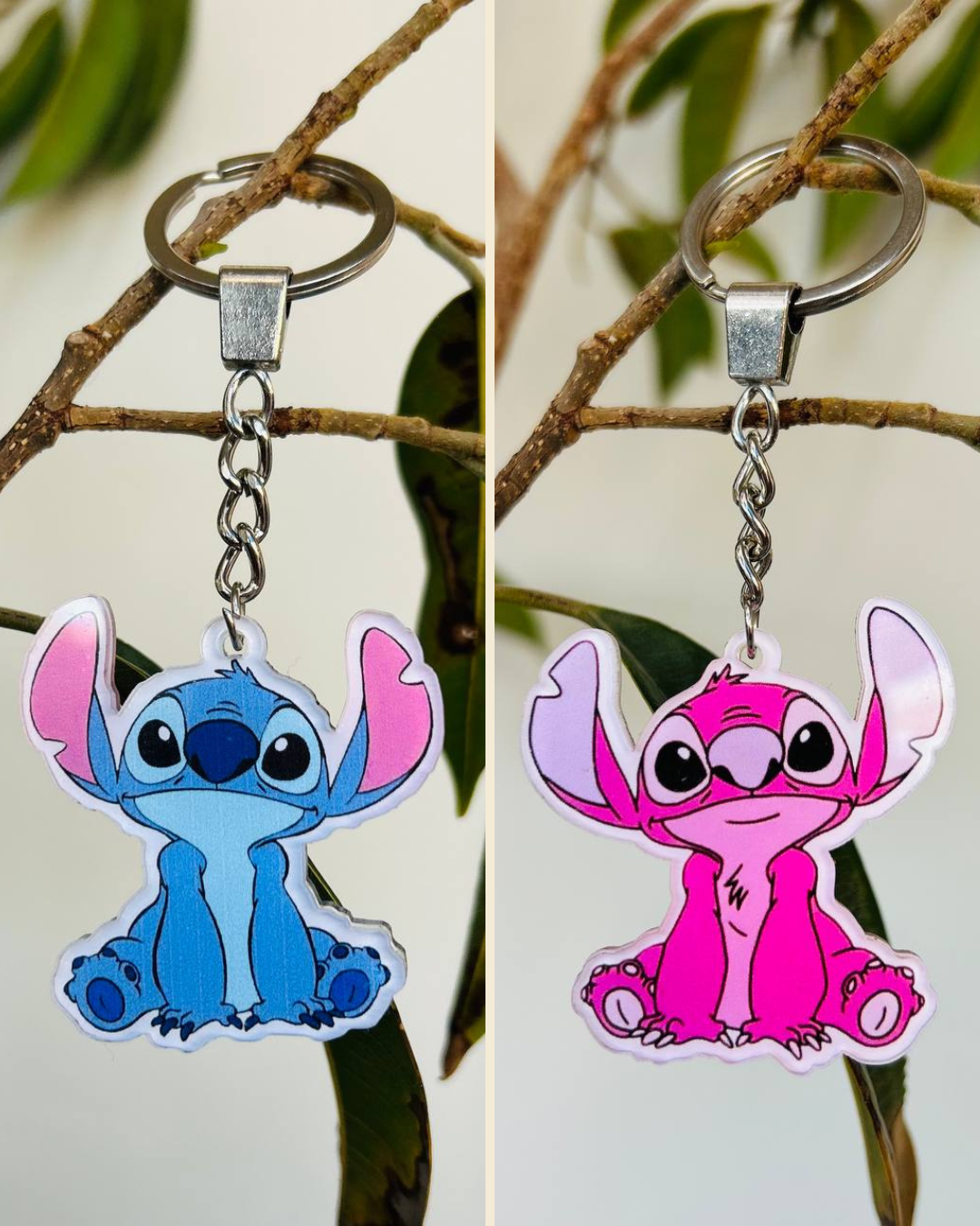 Stitch & Angle Keychains