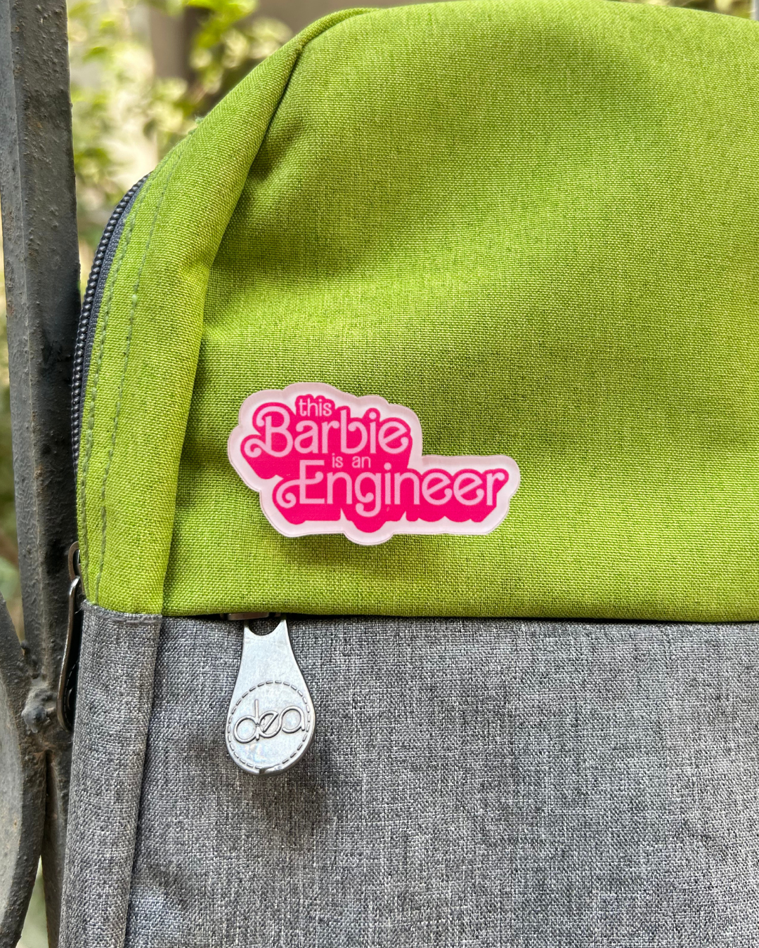 The Barbie Is An Engineer Pin