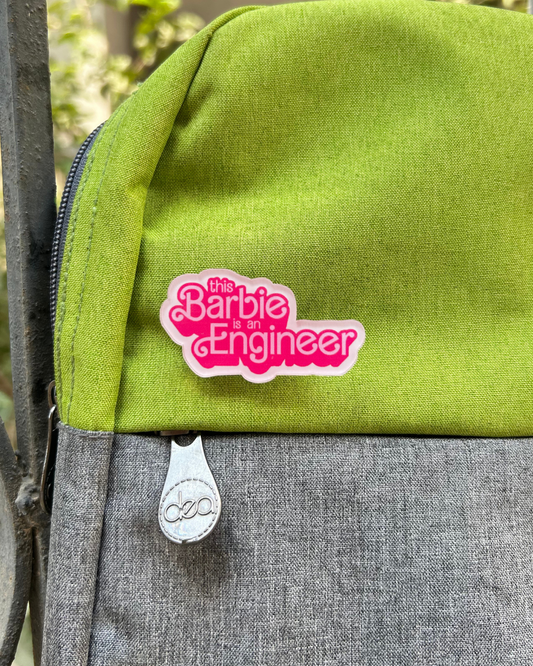 The Barbie Is An Engineer Pin