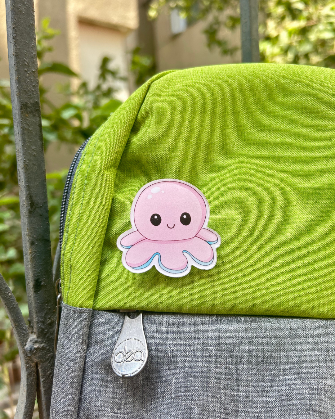 Cute Pink Octopus Pin