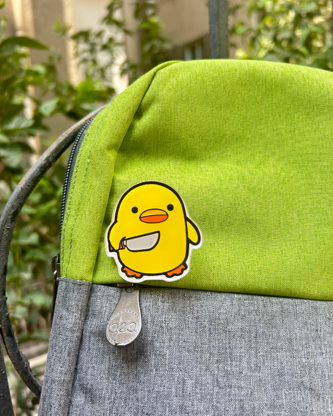 Duck With Knife Pin