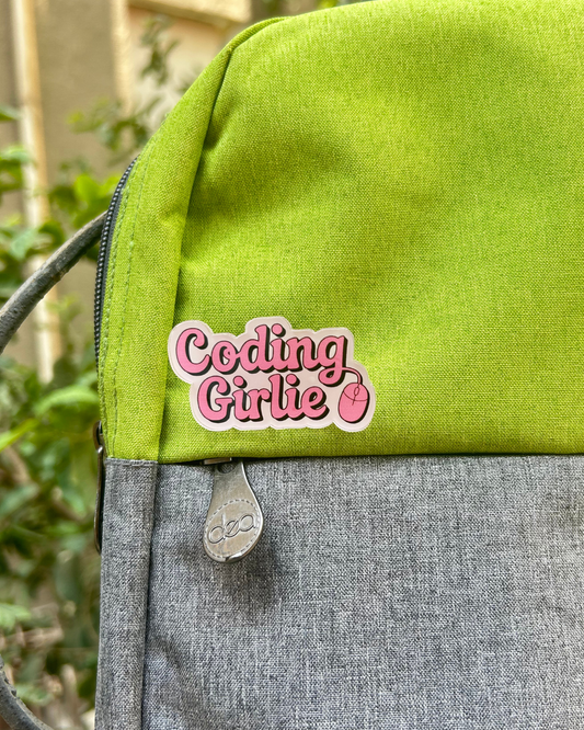 Coding Girlie Pin