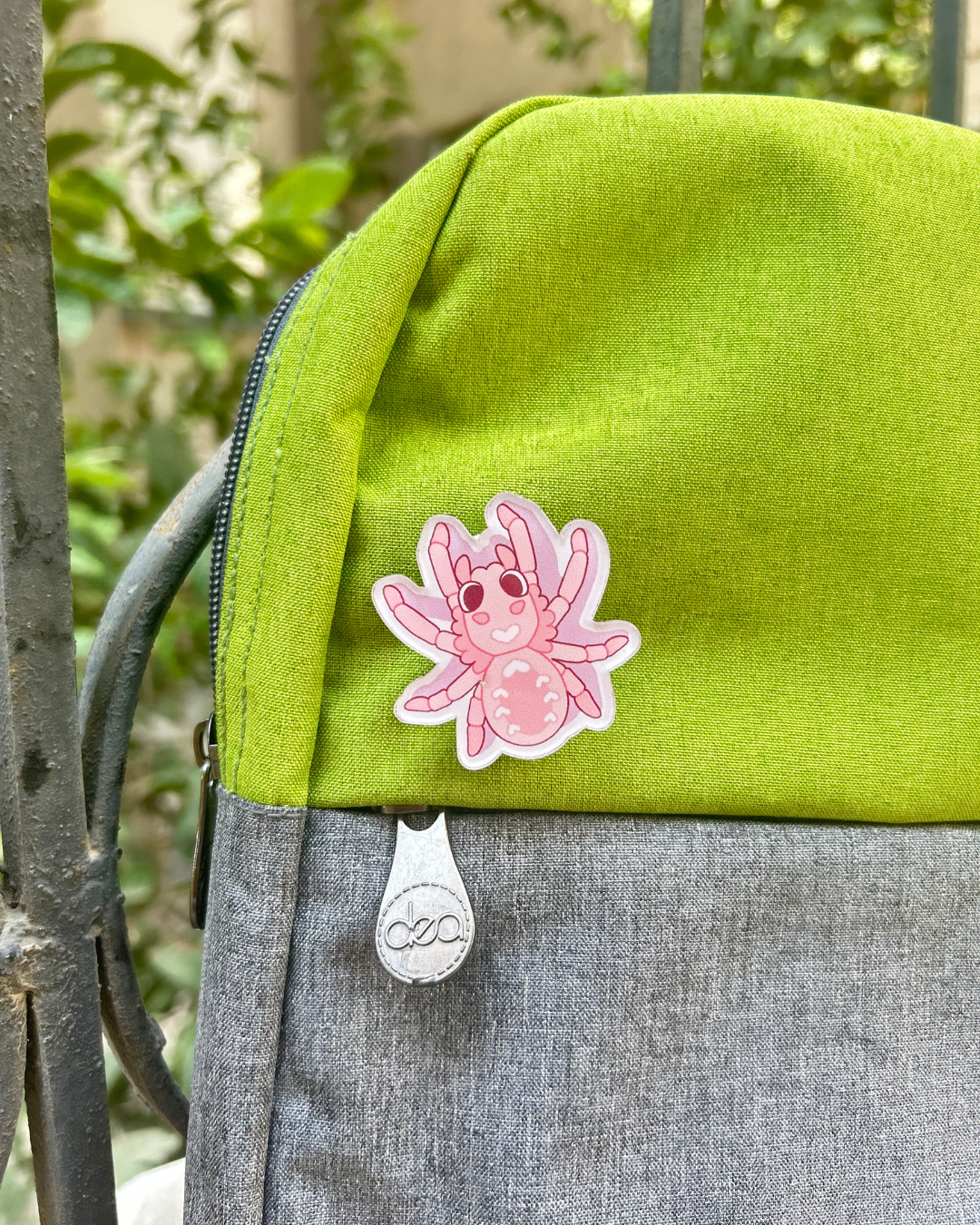 Pink Spider Pin