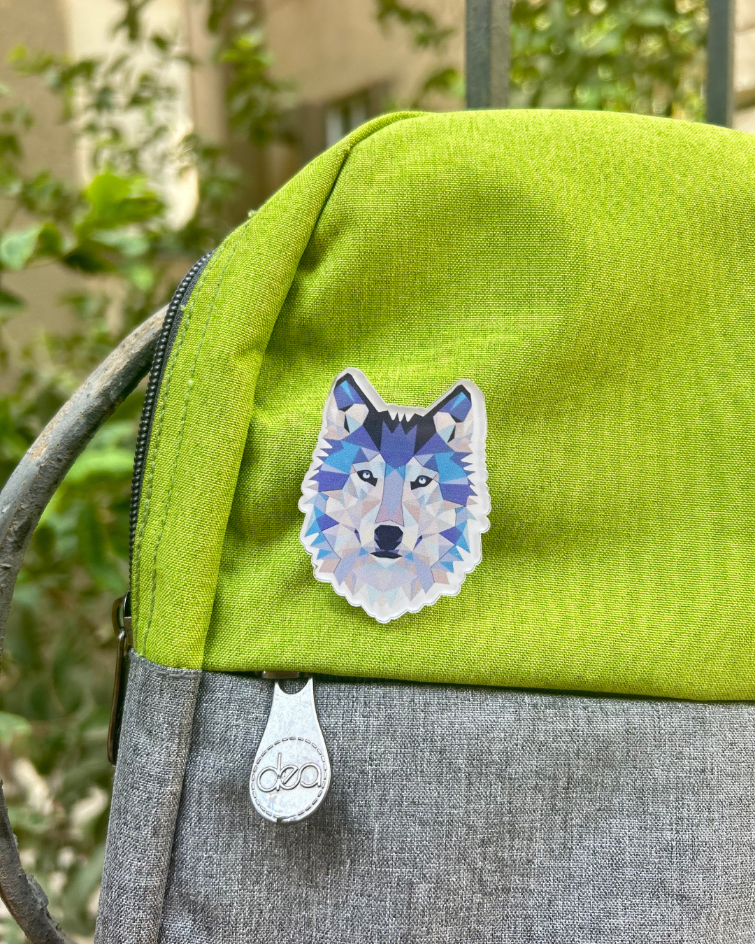 Blue Wolf Pin