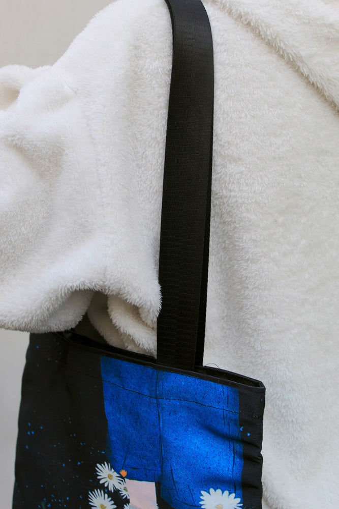 Midnight Blooms Tote Bag