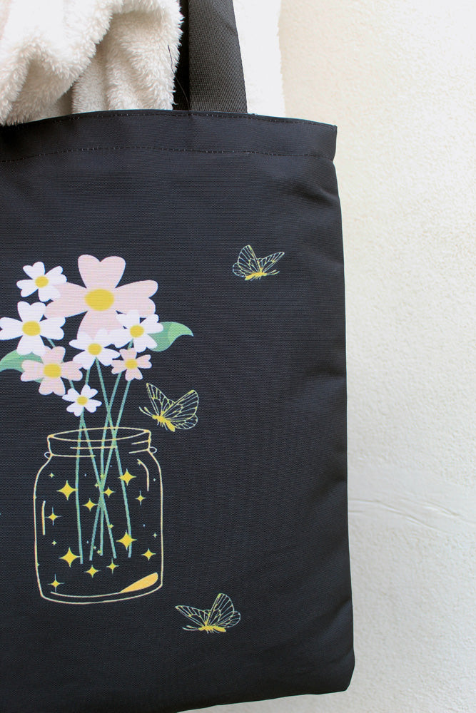 Starlit Blossoms Tote Bag