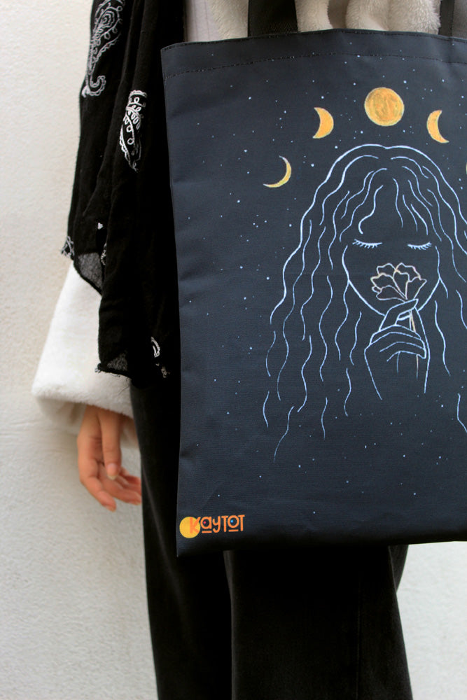 Lunar Serenity Tote Bag