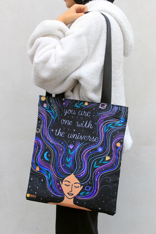 You Are One With The Universe Tote Bag