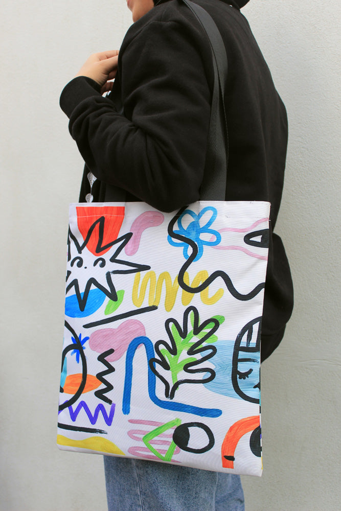 Color Splash Tote Bag