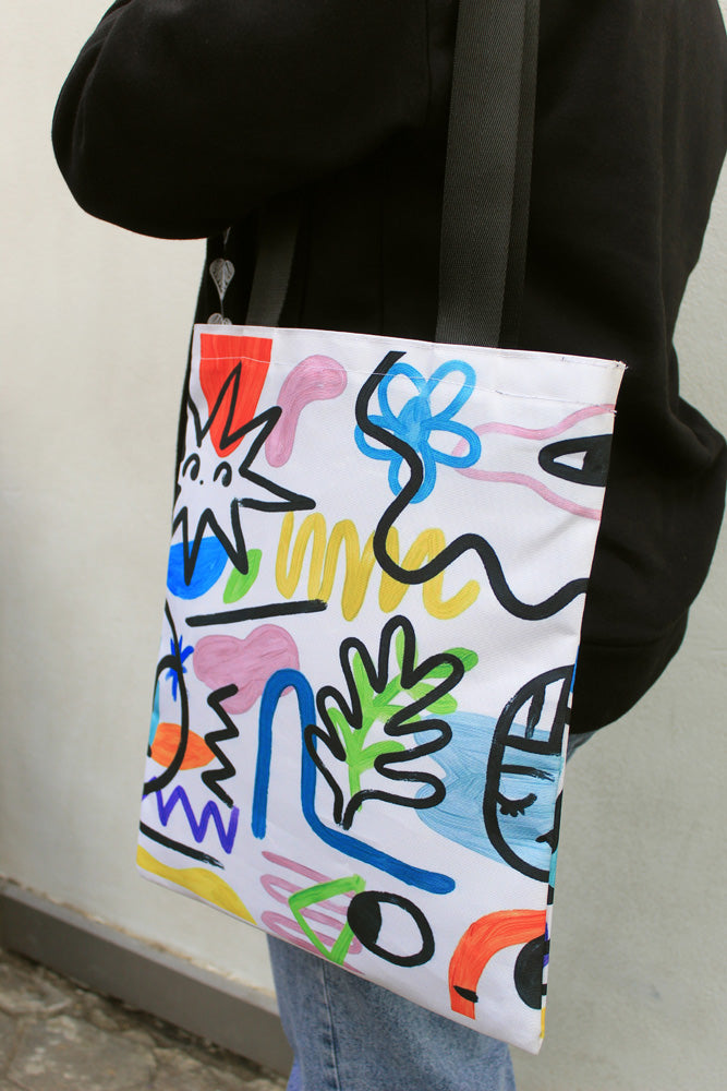 Color Splash Tote Bag