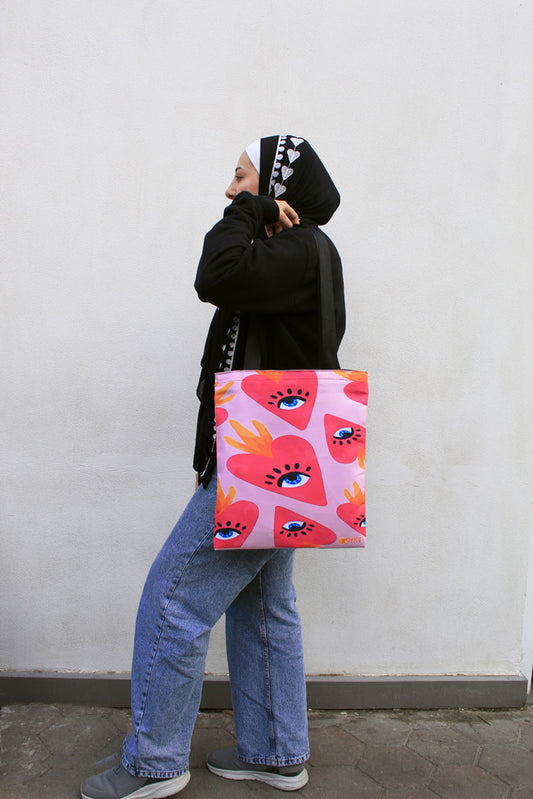 Eyes of Love Tote Bag