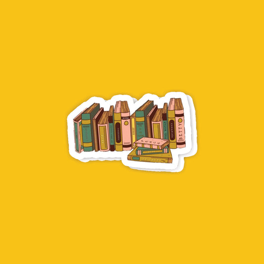B49 Books Stickers