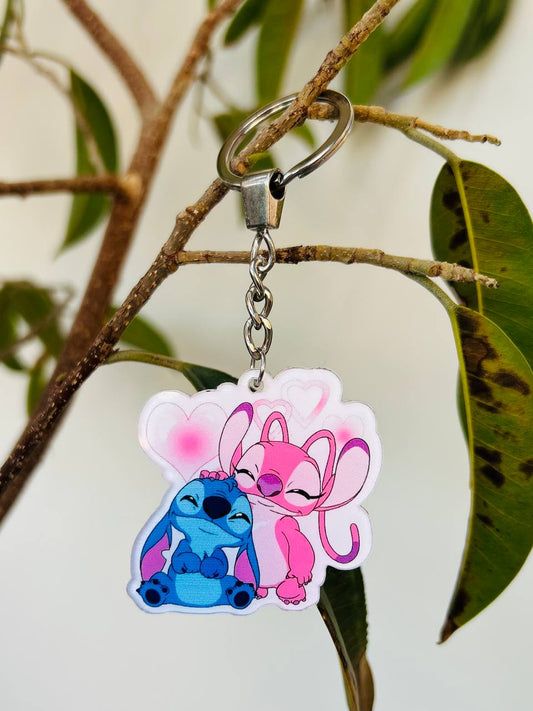 Twins Stitch Keychain
