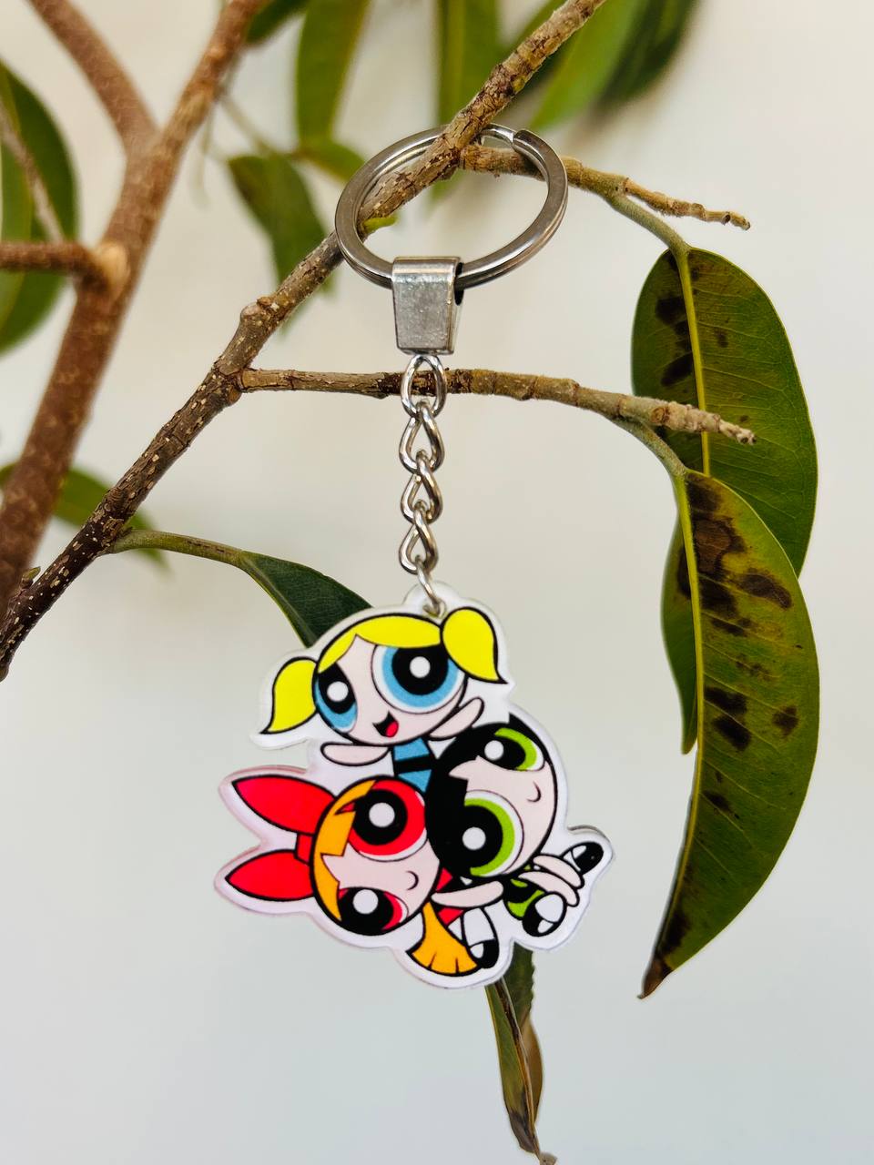 3 Power puffs Keychain