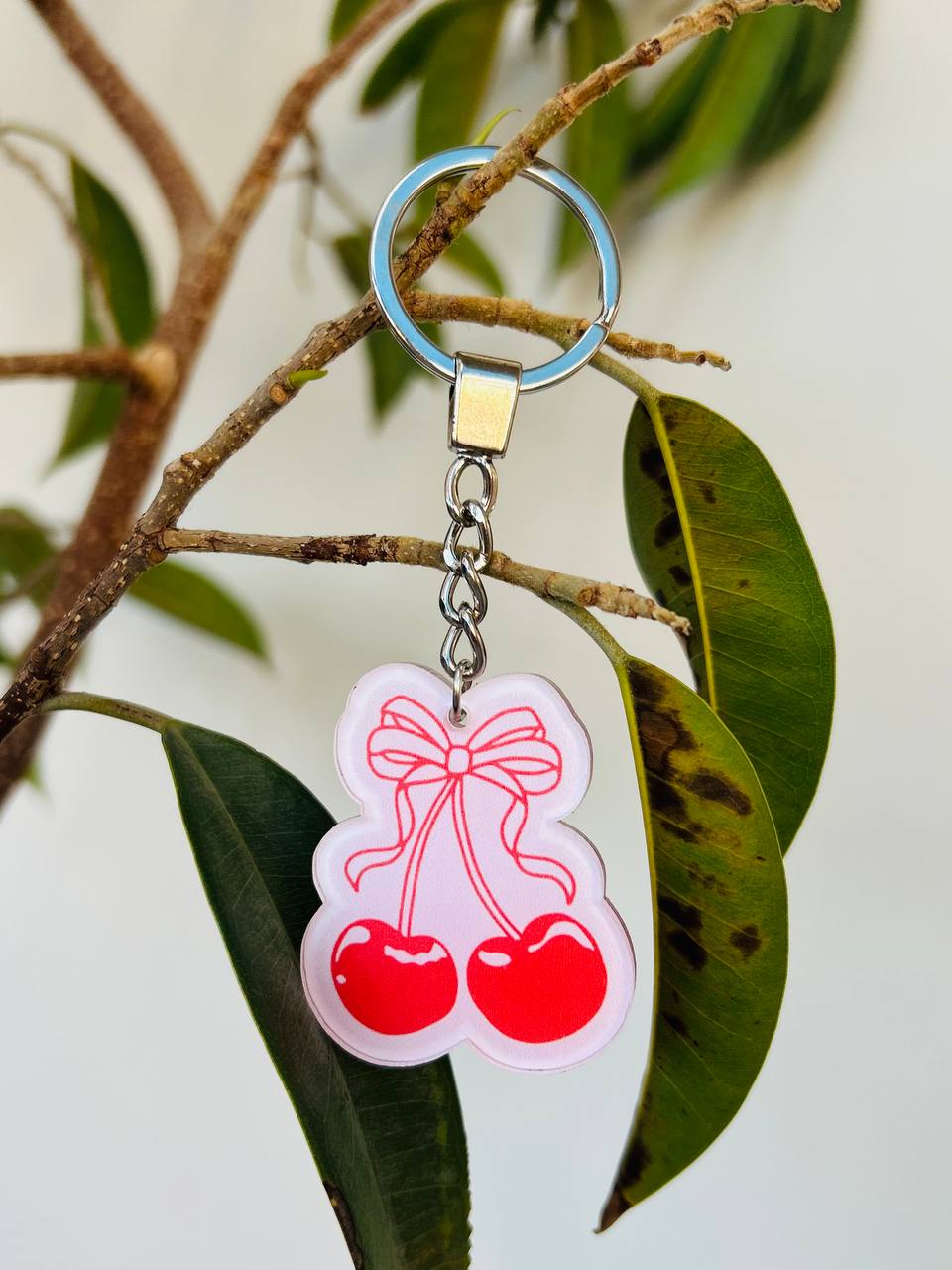 Cherry Keychain