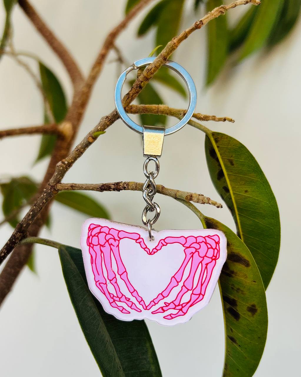 Pink Love Keychain