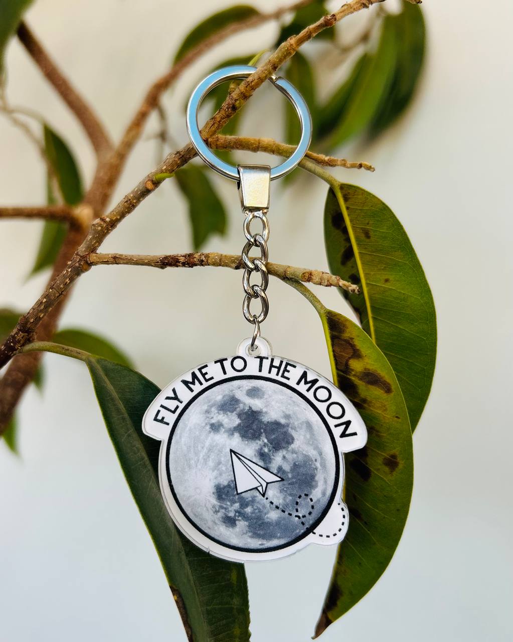 Fly Me To The Moon Keychain