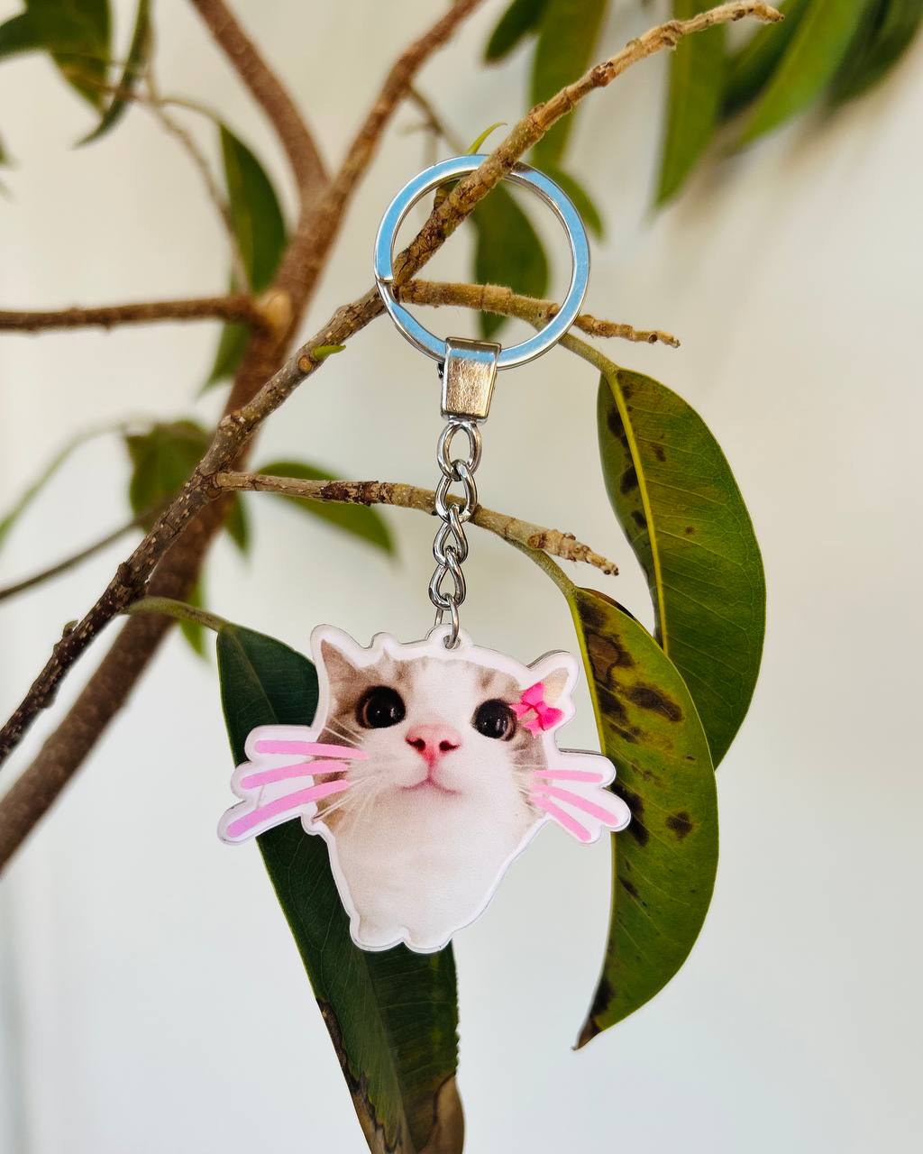 Cute Cat Keychain