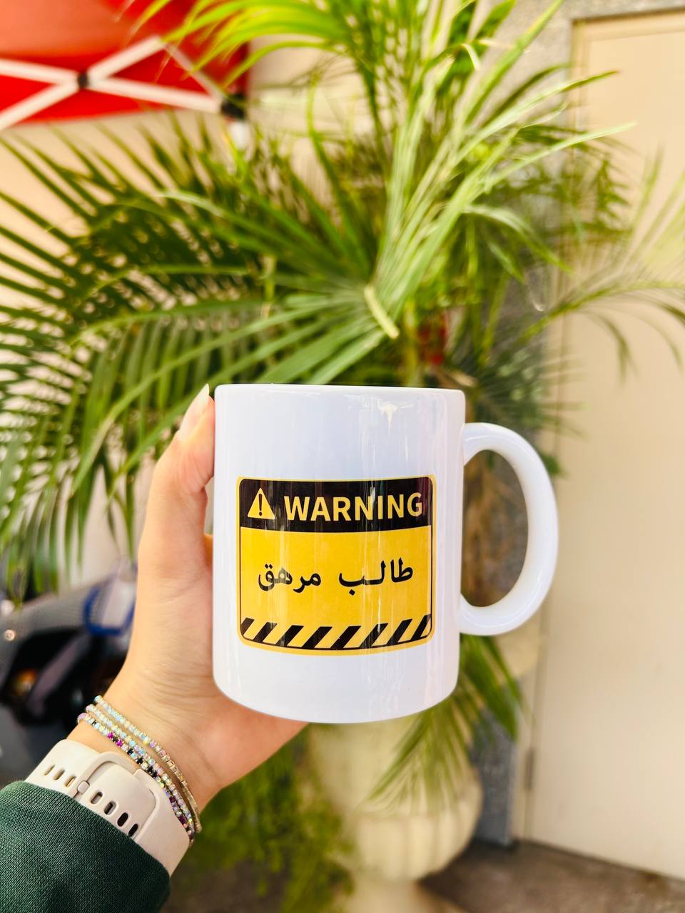 Warning Student Mug